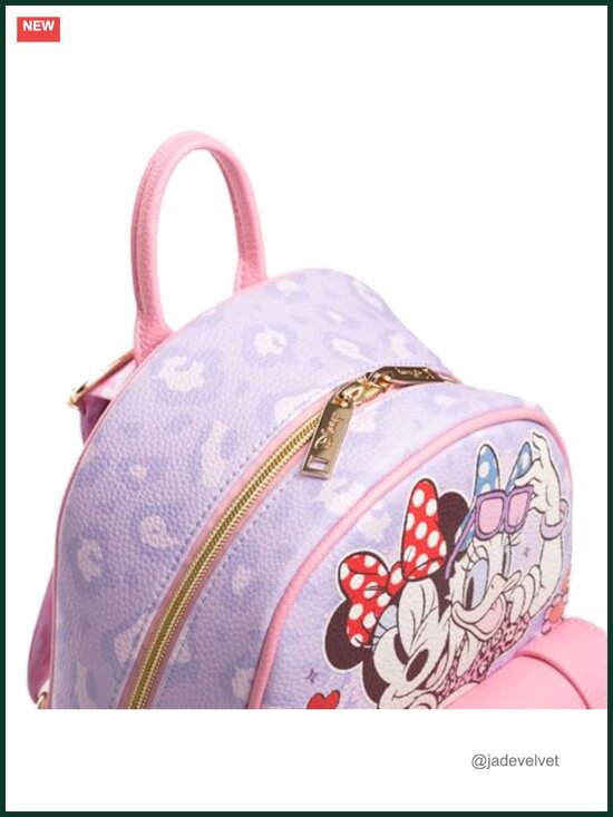 Disney Minnie Mouse Daisy Duck Vegan Leather Mini Daypack Backpack main image 6